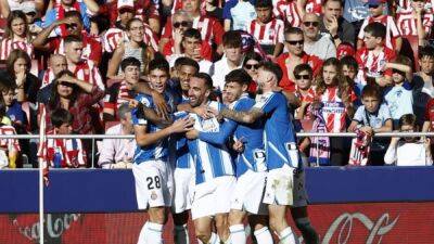Ten-man Espanyol hold misfiring Atletico to 1-1 draw