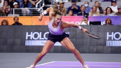 WTA Finals: Sabalenka stuns Swiatek to set up final against Garcia