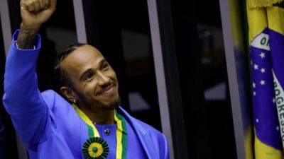 'Now I'm one of you,' Hamilton tells Brazil as he becomes honorary citizen