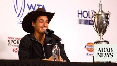 Cowboy Up: Garcia wins WTA Finals over Sabalenka in Texas