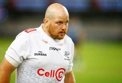 Cancer diagnosis forces Sharks, Bok prop Lourens Adriaanse into retirement