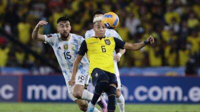 Byron Castillo - CAS allow Ecuador to keep World Cup spot - channelnewsasia.com - Qatar - Netherlands - Switzerland - Colombia - Usa - Senegal - Chile - Ecuador - Peru