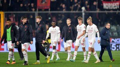 Stefano Pioli - Ante Rebic - Milan frustrated in goalless stalemate with Cremonese - channelnewsasia.com - Belgium