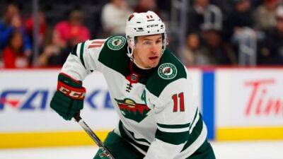 Wild F Kaprizov given match penalty for high stick on Doughty