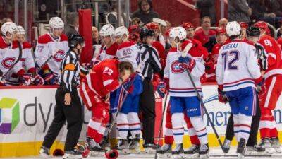 Red Wings - Juraj Slafkovsky - Lalonde: Luff 'seriously injured' on Slafkovsky hit - tsn.ca -  Detroit -  Nashville