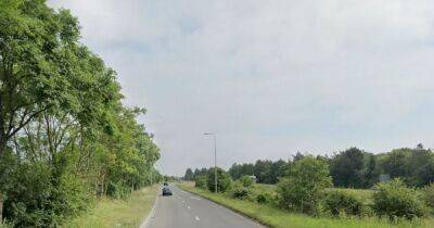 Cardiff's busy A4232 road blocked after crash involving cyclist and car