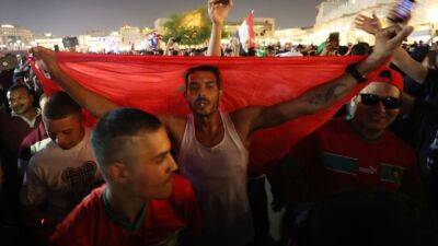 Morocco support lifts their team past World Cup first round