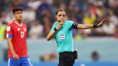 Stephanie Frappart - Frappart ends 92-year wait for a female referee at a men's World Cup - channelnewsasia.com - Qatar - France - Germany - Netherlands - Brazil - Mexico - Poland - Latvia - Costa Rica