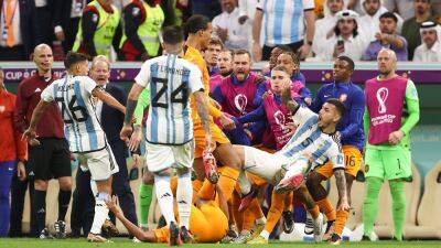 Argentina and Netherlands charged by FIFA over quarter-final fracas