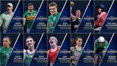 RTÉ Sport Awards Sportsperson of the Year nominees revealed