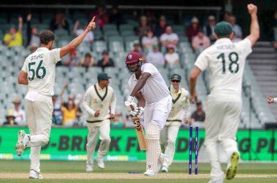 Scott Boland - Mitchell Starc - Steve Smith - West Indies - Michael Neser - Kraigg Brathwaite - West Indies out for 77 as dominant Australia win 2nd Test - news24.com - Australia