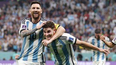 Messi and Argentina reach 6th men's World Cup final, blanking Croatia