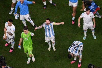 Lionel Messi - Julian Alvarez - Dominik Livakovic - Enzo Fernandez - Messi and Alvarez fire Argentina past Croatia into World Cup final - guardian.ng - Russia - Qatar - France - Germany - Croatia - Italy - Argentina -  Doha - Morocco