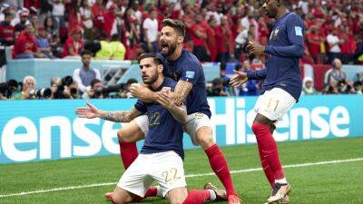 Defending champions France end Morocco's World Cup run