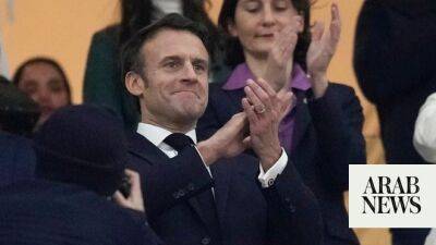 Gianni Infantino - Emmanuel Macron - Macron ‘immensely proud’ that France in World Cup final - arabnews.com - Qatar - France - Argentina - Eu -  Doha -  Boston - county Bucks - Morocco -  Brussels