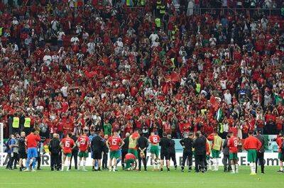 Dream of World Cup final over but Moroccans hail heroes