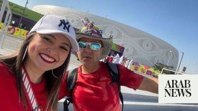 Colombian couple’s football fever sees them travel thousands of kilometers to experience World Cup