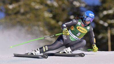 Alpine skiing-Italy's Curtoni wins in St Moritz as Goggia breaks fingers