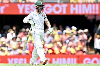 Elgar on Gabba 'green mamba': 'I don't think it was a very good Test wicket'