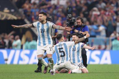 Lionel Messi - Kylian Mbappe - Angel Di-Maria - Gonzalo Montiel - Aurelien Tchouameni - Geoff Hurst - Messi's moment! Argentina crowned champions after World Cup final epic - news24.com - Qatar - France - Italy - Argentina
