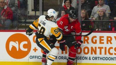 Claude Giroux - NHL roundup: Jordan Staal completes Hurricanes' rally vs. Penguins - channelnewsasia.com - Jordan - state Minnesota -  Seattle - Ottawa