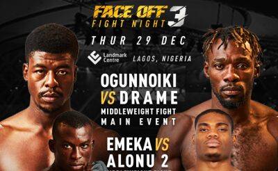 Kamaru Usman - All set for night of glam and buzz as entertainment meets sports at Face Off Fight Night 3 - guardian.ng - Nigeria
