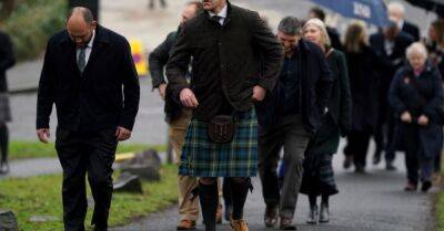Mourners gather for Doddie Weir memorial service in Melrose