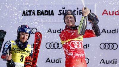 Alpine skiing-Swiss Odermatt claims another giant slalom win in Italy
