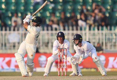 James Anderson - Liam Livingstone - Harry Brook - Joel Wilson - Naseem Shah - Shafique and Haq give Pakistan solid start after England's 657 - news24.com - Australia - India - Sri Lanka - Pakistan