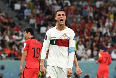 Cristiano Ronaldo - Fernando Santos - Ronaldo 'insulted' by South Korean player in World Cup loss - news24.com - Britain - Qatar - Portugal -  Santos - South Korea - North Korea