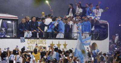 Fans line streets to greet world champions – Argentina’s homecoming in pictures