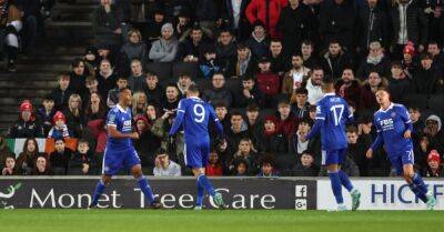Jamie Vardy - Harvey Barnes - Luke Thomas - Leicester brush aside MK Dons to book spot in Carabao Cup quarter-finals - breakingnews.ie - Manchester