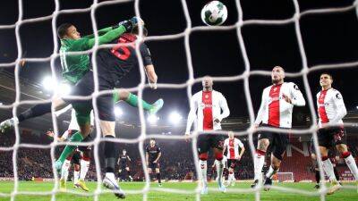 Carabao Cup round-up: Bazunu own goal but Saints march on, Newcastle through as top flight sides avoid shocks