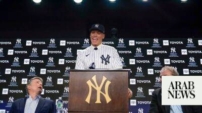 Boris Becker - Hal Steinbrenner - Aaron Judge appointed Yankees captain after reaching longterm deal - arabnews.com - Manchester - France - Germany - Portugal - Florida - New York -  New York - Morocco - San Francisco - Dubai - Pakistan - state California -  Brighton -  Houston -  Milan - county San Diego - county Becker