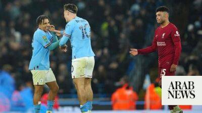 Man City knock out holders Liverpool in League Cup thriller