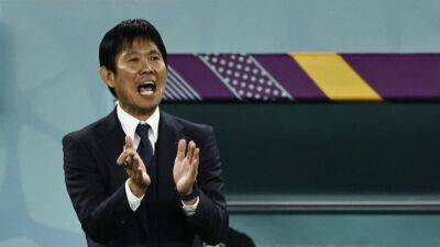Hajime Moriyasu - Japan's World Cup coach Moriyasu to stay until 2026 - channelnewsasia.com - Qatar - Germany - Croatia - Spain - Japan -  Tokyo - Costa Rica