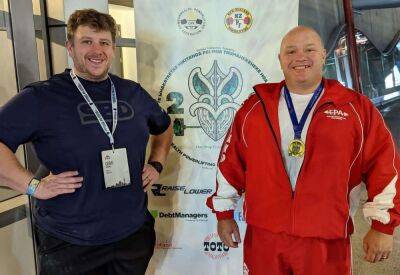 Darren Ball from Strood continues powerlifting medal haul with golden double at Commonwealth Championships in New Zealand