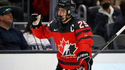 Marie Philip Poulin - Hockey star Marie-Philip Poulin picks up 2nd major award, named Canada's top female athlete by Canadian Press - cbc.ca - Russia - Denmark - Usa - Canada - Beijing
