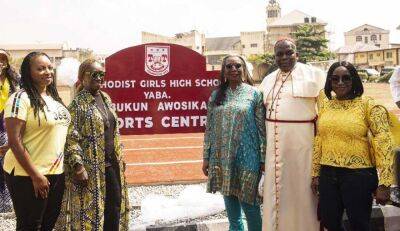 Mentees, family commission sports centre in honour of Ibukun Awosika