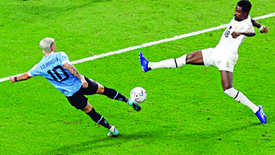 Luis Suarez - Tears as Ghana, Uruguay crash out of World Cup - guardian.ng - Qatar - Portugal - Usa - Ghana - Uruguay - South Korea