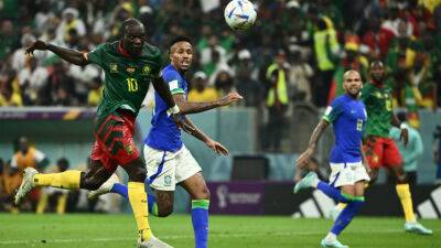 Vincent Aboubakar - Dani Alves - Rigobert Song - Cameroon stun Brazil but go out of World Cup - guardian.ng - Qatar - Switzerland - Serbia - Brazil - Norway -  Doha - Cameroon - South Korea