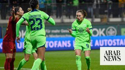 Pajor brace lifts Wolfsburg into UEFA Women’s Champions League quarters