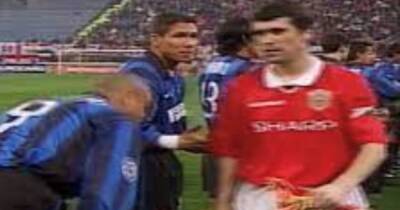 Roy Keane: When Man Utd icon mugged off Ronaldo and Diego Simeone vs Inter Milan in 1999