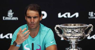 Tennis-Nadal feels lucky to be part of dominant 'Big Three'