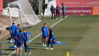 Marcos Llorente - Giuliano Simeone - Reinildo ya trabaja a las órdenes del Cholo en el Cerro del Espino - en.as.com