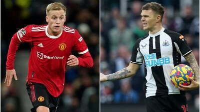 Frank Lampard - Aston Villa - Kieran Trippier - Bruno Guimaraes - Donny Van-De-Beek - Nathan Patterson - Lucas Digne - Roy Hodgson - Dele Alli - Matt Targett - Ellis Simms - Todd Cantwell - Rocky Bushiri - January signings leave Everton and Newcastle well placed to beat drop - bt.com - Manchester - Madrid - Jordan - Birmingham -  Kiev