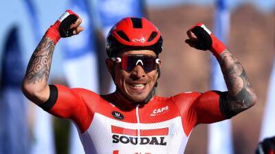 Caleb Ewan - Fernando Gaviria - Saudi Tour 2022 - Caleb Ewan wins Stage 1 after a fine overall performance from Lotto-Soudal to start 2022 - eurosport.com - Australia - Uae - Saudi Arabia - county Martin - county Jasper