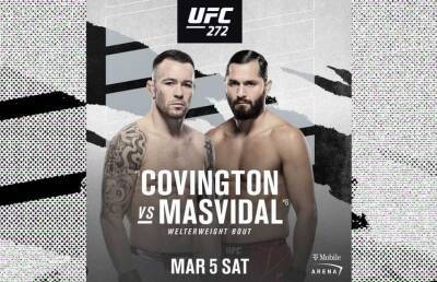 Dana White - Jorge Masvidal - Colby Covington - Conor Macgregor - Nate Diaz - Dustin Poirier - Charles Oliveira - UFC 272 Covington vs Masvidal: Date, Fight Card, Tickets, Location, Rumors, UK Start Time And Everything You Need To Know - givemesport.com - Britain - state Nevada