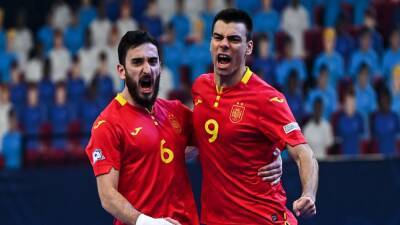 España - Eslovaquia en directo: cuartos del Europeo de fútbol sala, hoy, en vivo