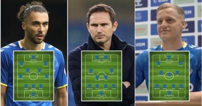 Frank Lampard: Three ways Everton could line up under new manager after January signings